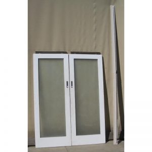# 2125 A&B <br> Internal Glass Double Sliding Doors <br> 2055 x 1570 x 35 mm