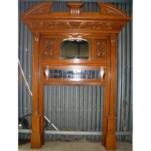# 78 <br> Timber Mantel <br> 2310mm High x 1690mm Wide