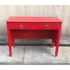 # 705 (MP) <br> Red Vintage Writing Desk