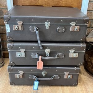 # 4496 A-C <br> Brown Vintage Suitcases