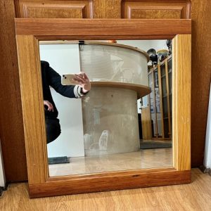 # 4584 <br> Timber Framed Mirror <br> 605mm High x 600mm Wide