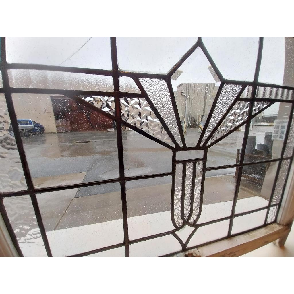 Original Leadlight Sash Window Pane <BR> 640mm x 825mm - Image 8
