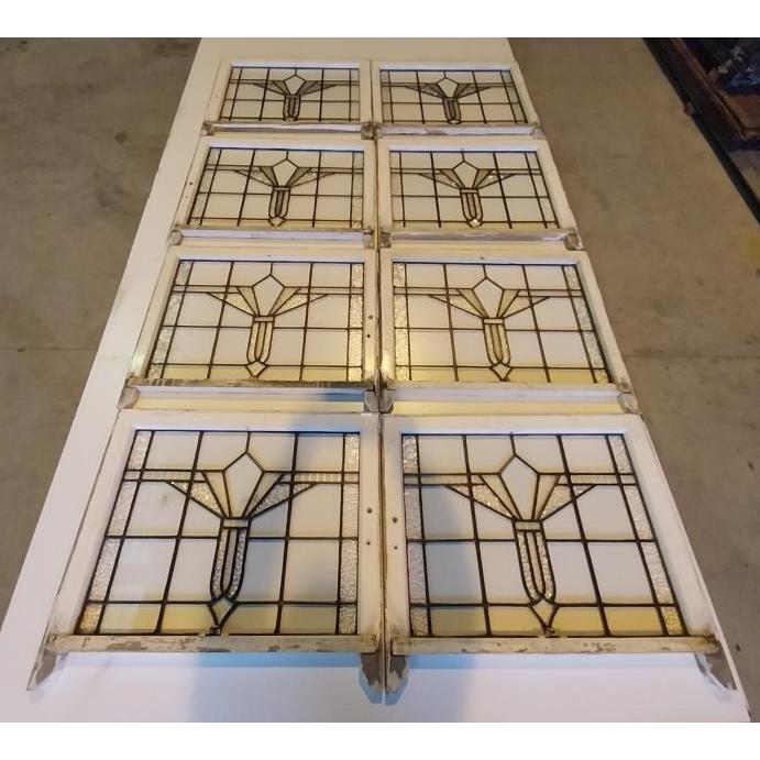 Original Leadlight Sash Window Pane <BR> 640mm x 825mm - Image 4