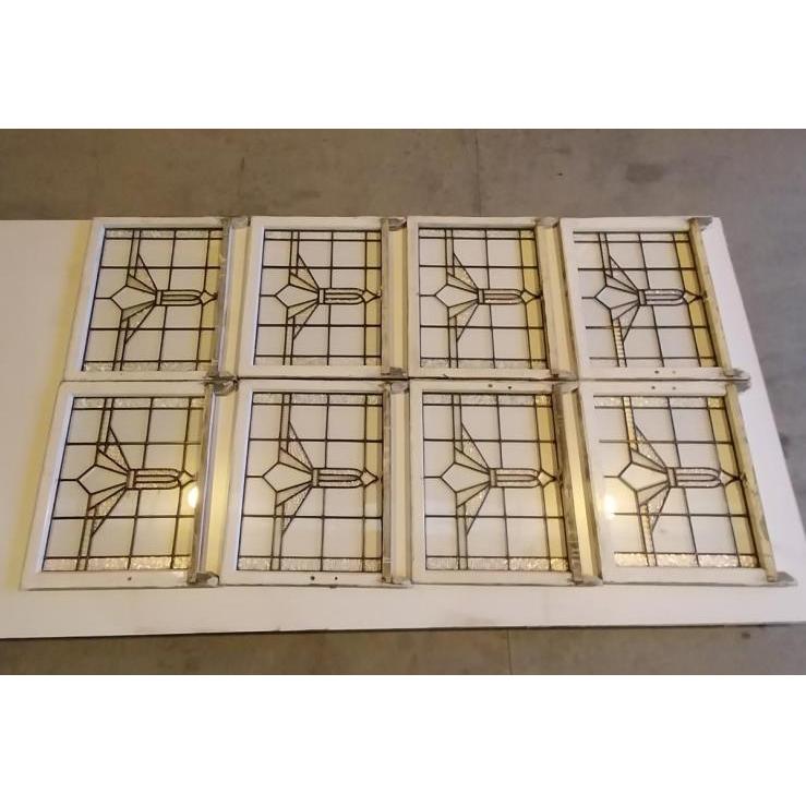 Original Leadlight Sash Window Pane <BR> 640mm x 825mm - Image 11