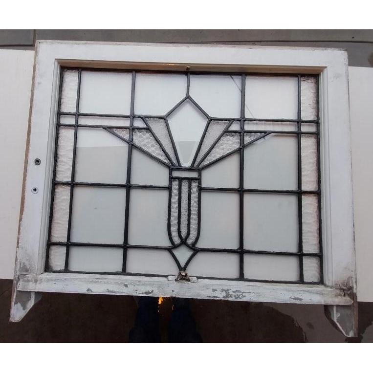 Original Leadlight Sash Window Pane <BR> 640mm x 825mm - Image 6
