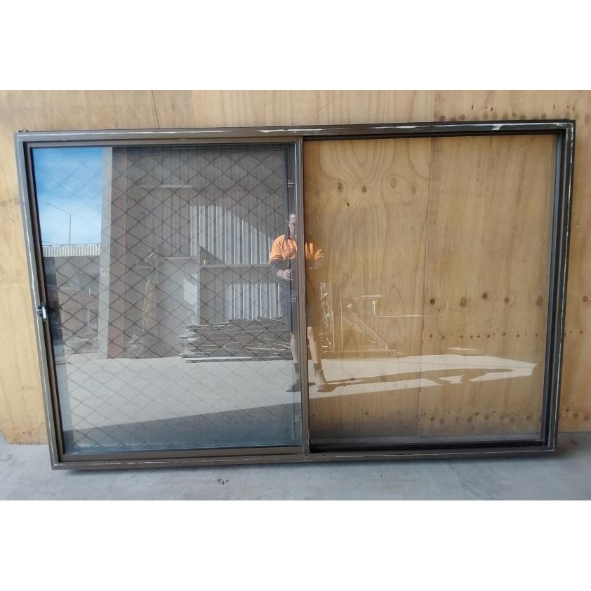 # 5796 - B4 <br> Aluminium Framed Window <br> 1380mm High x 2180mm Wide - Image 2