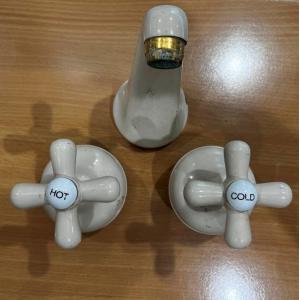# 5735 <BR> Hot & Cold Taps with Spout