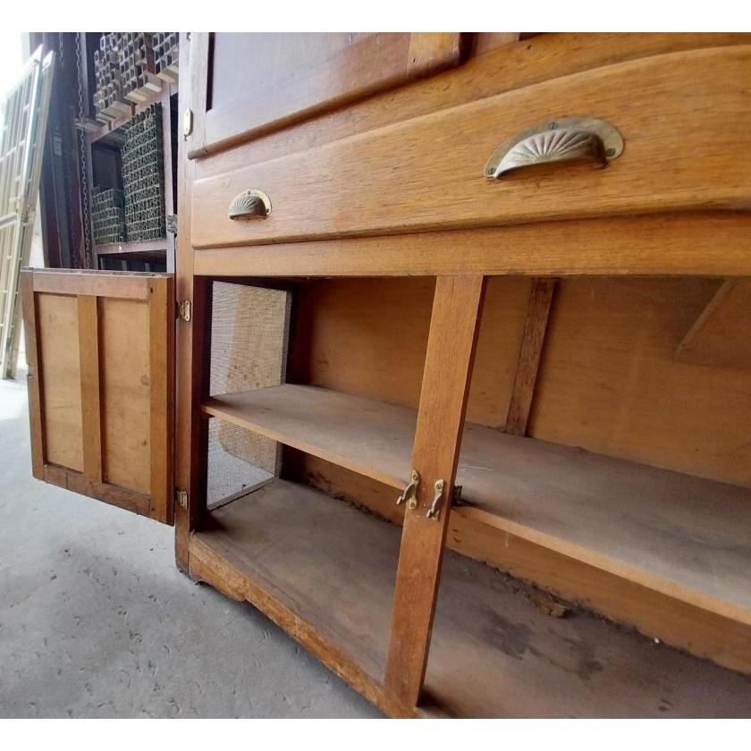 # 6120 <br> Vintage Timber Kitchen Dresser - Image 12