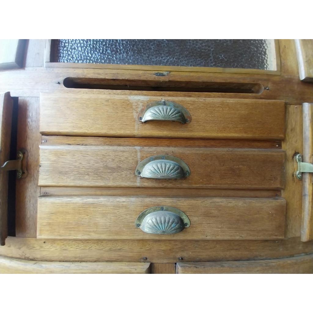 # 6120 <br> Vintage Timber Kitchen Dresser - Image 15