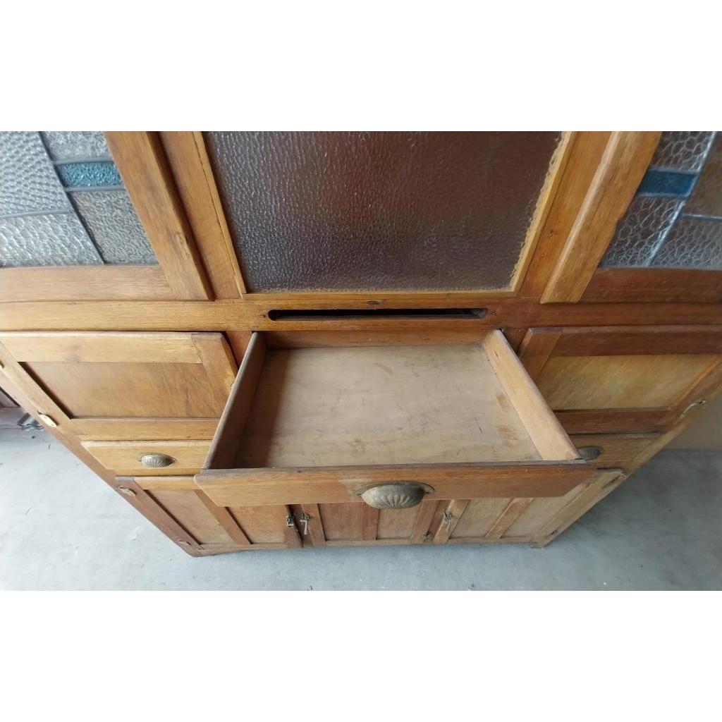 # 6120 <br> Vintage Timber Kitchen Dresser - Image 14