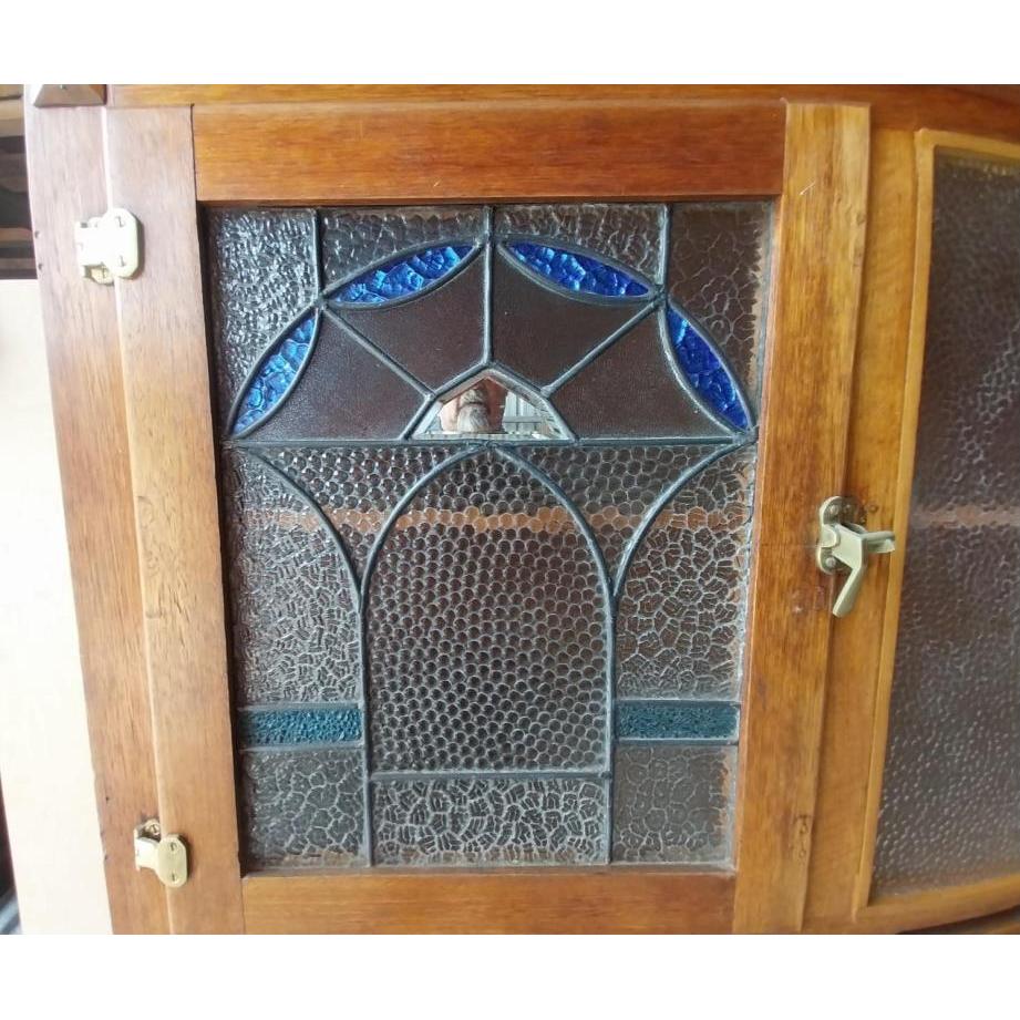 # 6120 <br> Vintage Timber Kitchen Dresser - Image 2