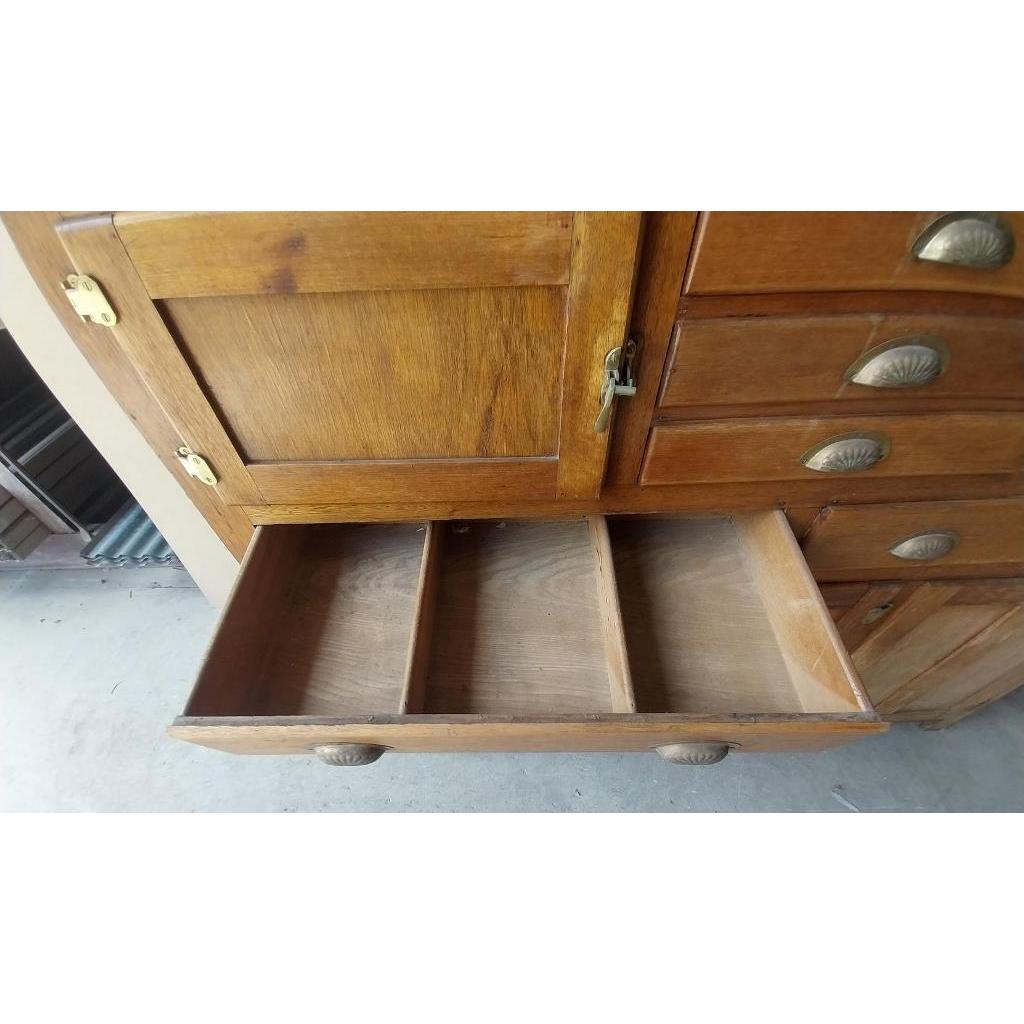 # 6120 <br> Vintage Timber Kitchen Dresser - Image 13