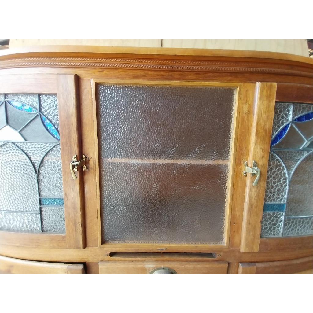 # 6120 <br> Vintage Timber Kitchen Dresser - Image 3