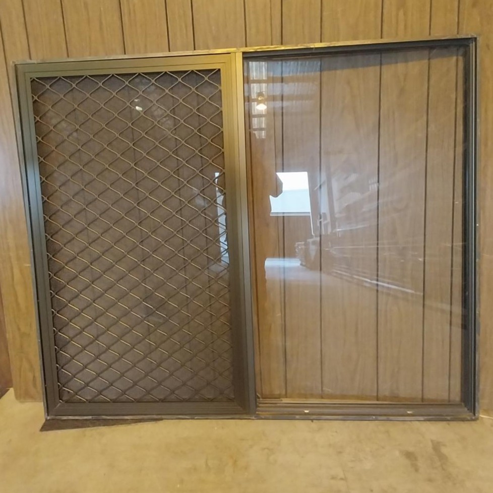 # 6603 - B9 <br> Aluminium Framed Sliding Window <br> 1460mm High x 1750mm Wide
