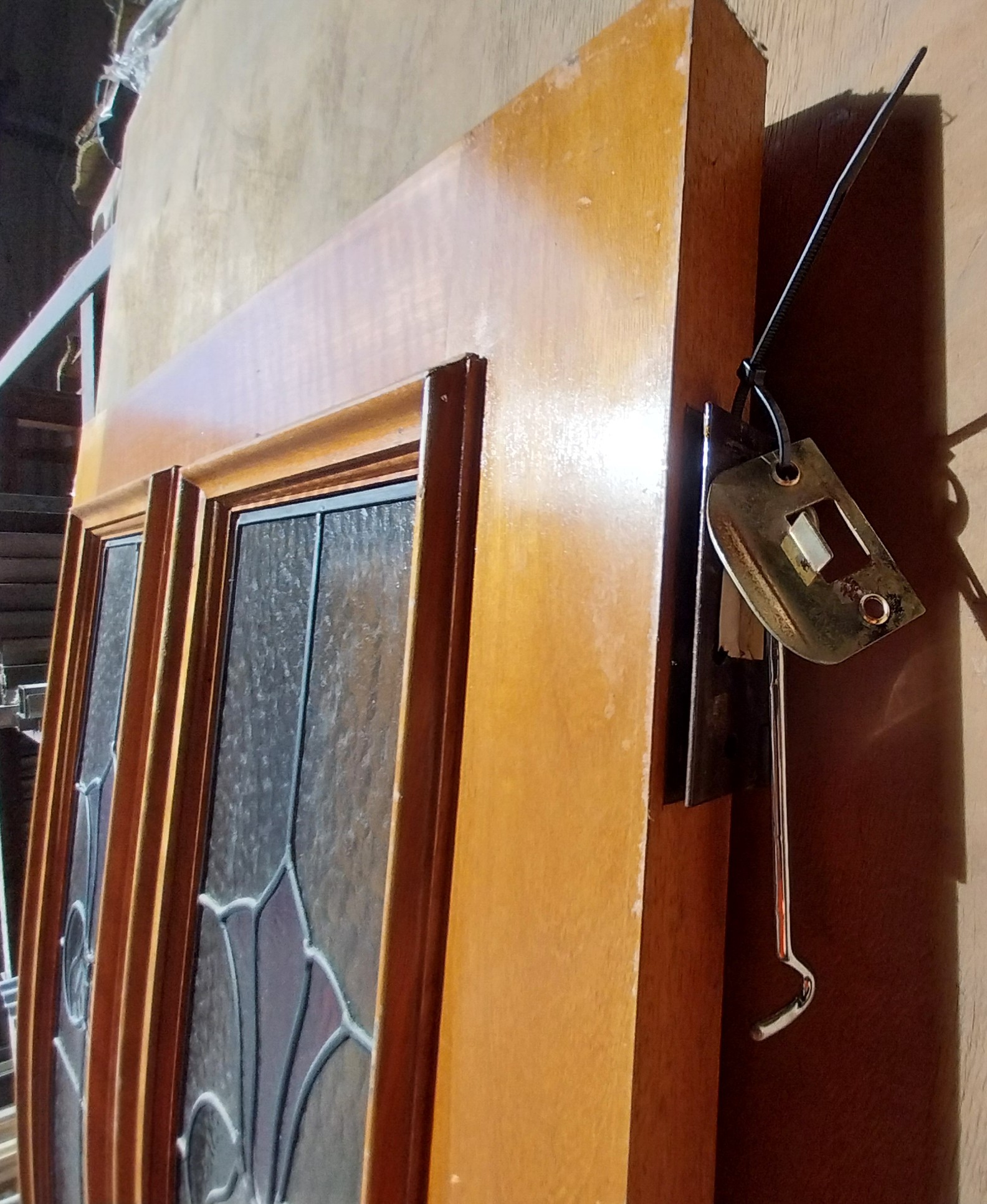 # 7067 <br> External Timber & Leadlight Door <br> 2015 x 780 x 35mm - Image 12