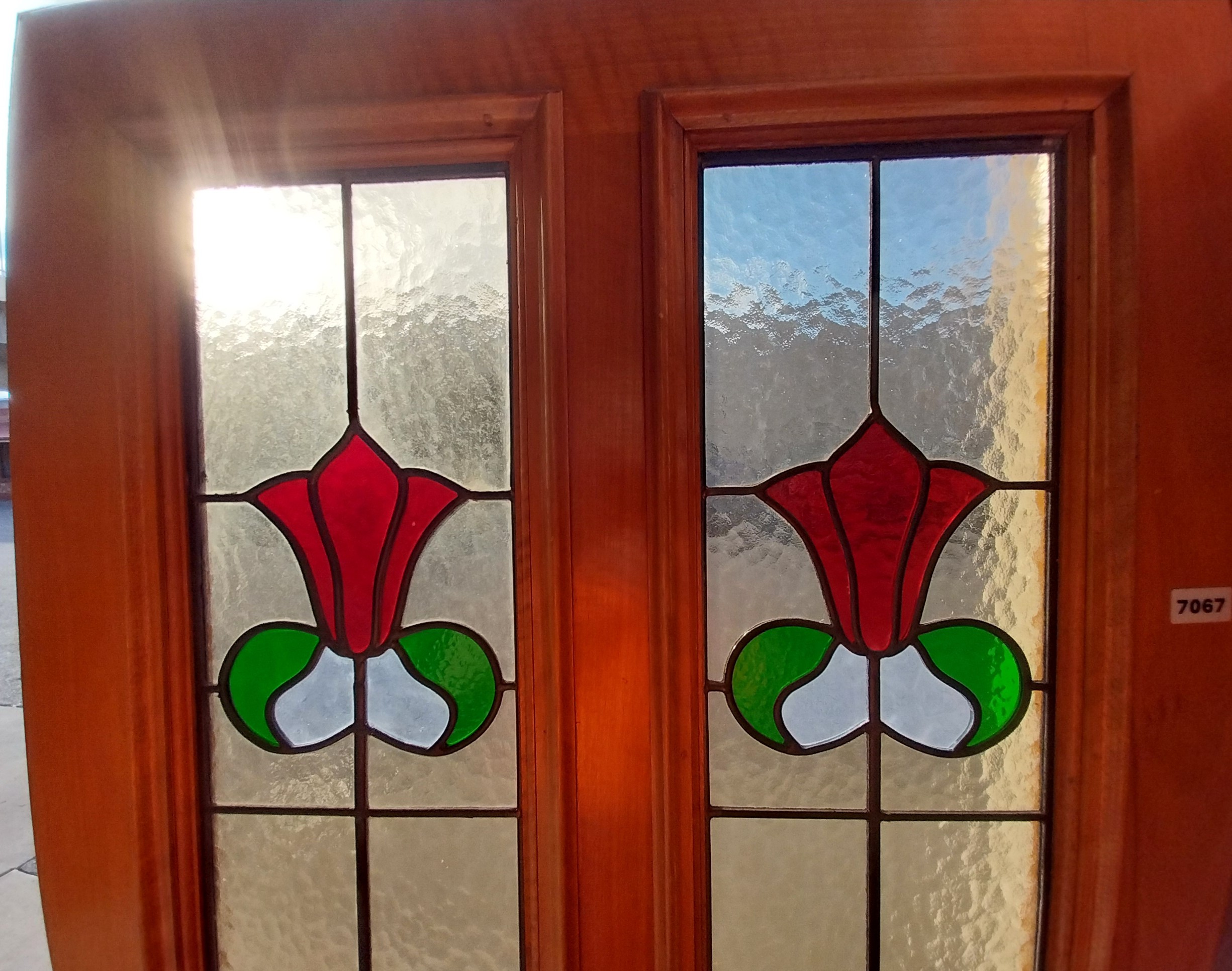 # 7067 <br> External Timber & Leadlight Door <br> 2015 x 780 x 35mm - Image 6