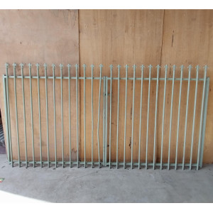 ON HOLD <br> # 7074 <br> Fence Panels & Double Gates <br> 25 Lineal Metres