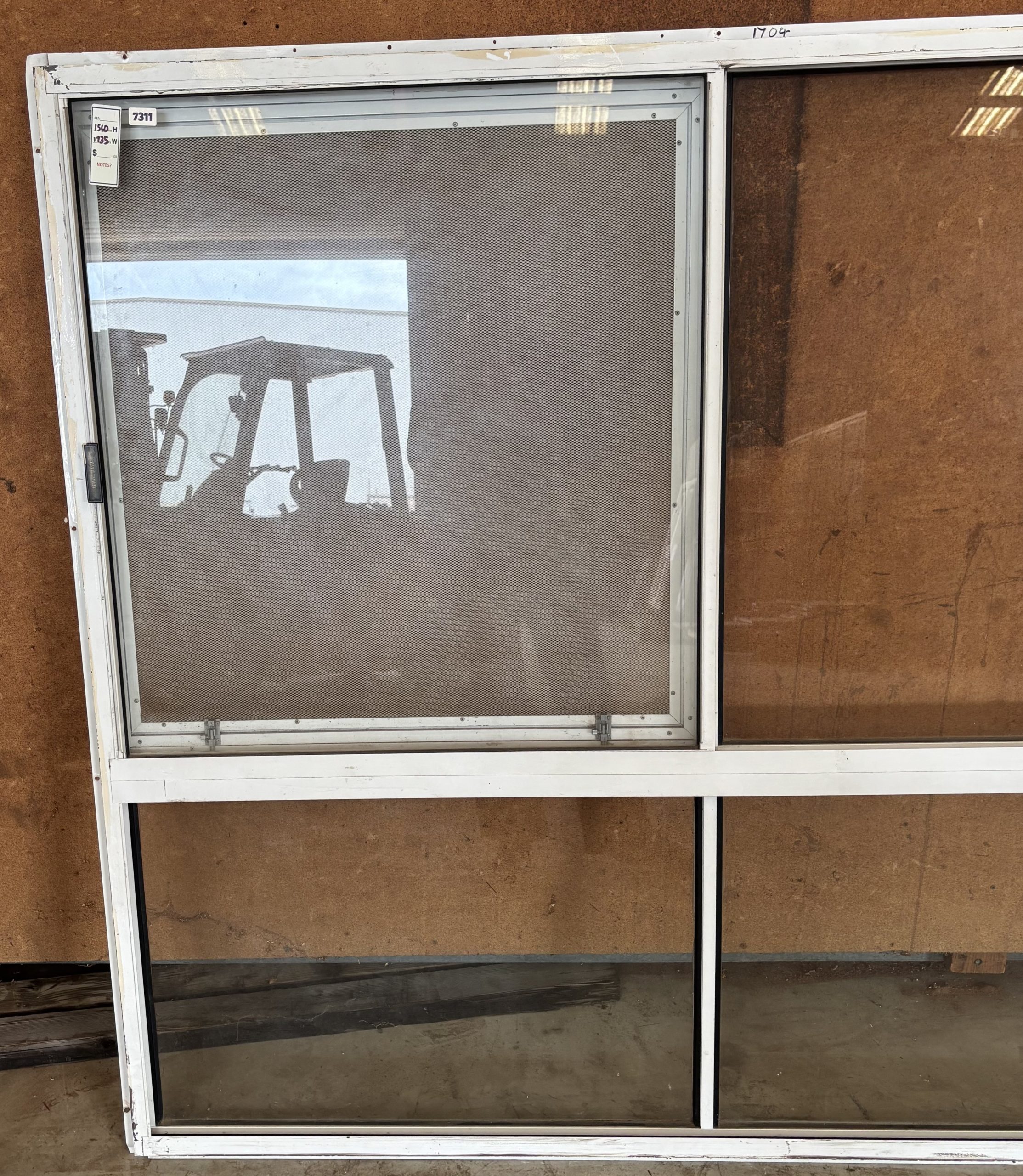 # 7311 <br> Aluminium Framed Sliding Window <br> 1560mm High x 1735mm Wide - Image 5
