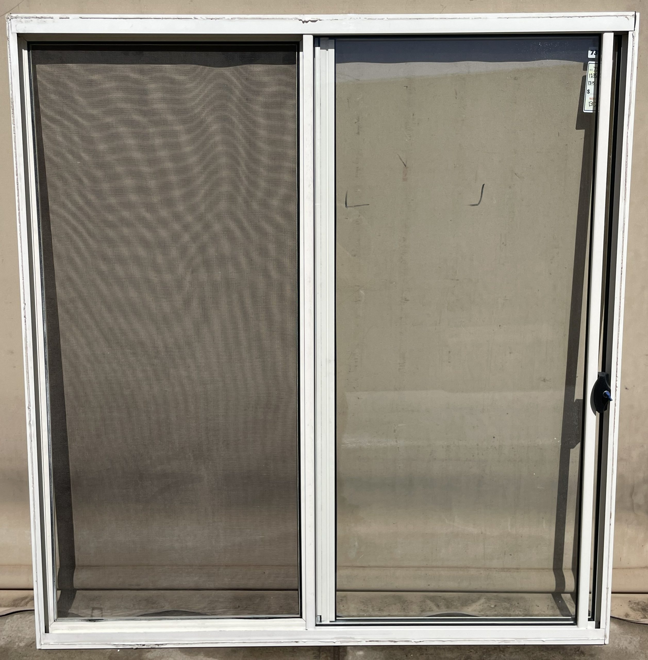 # 7317 - B7 <br> Aluminium Framed Sliding Window <br> 1315mm High x 1235mm Wide - Image 3