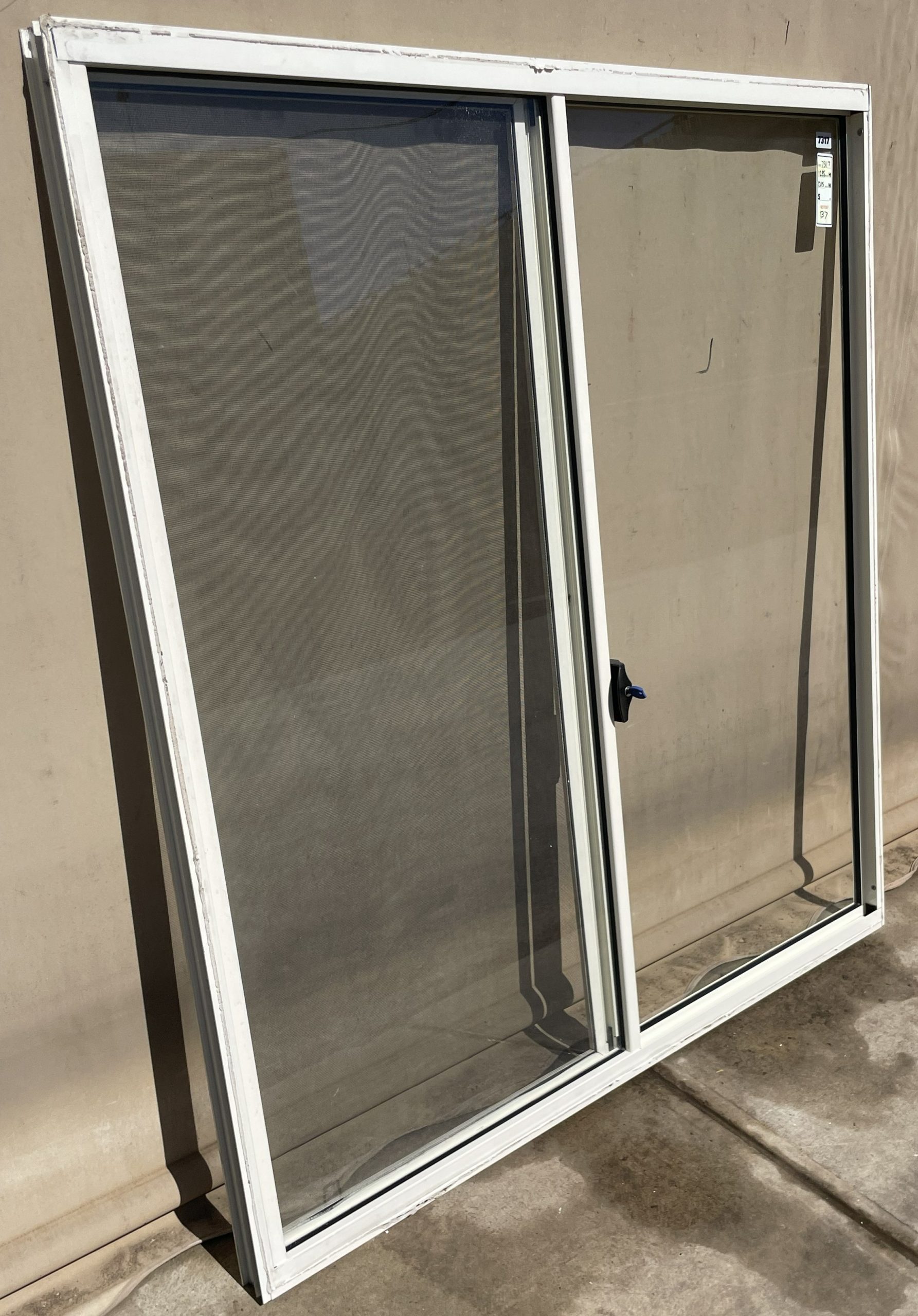 # 7317 - B7 <br> Aluminium Framed Sliding Window <br> 1315mm High x 1235mm Wide - Image 4