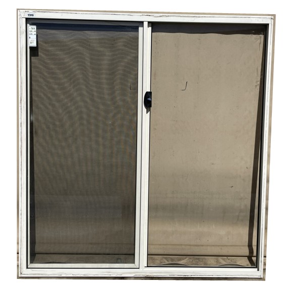 # 7318 - B7 <br> Aluminium Framed Sliding Window <br> 1315mm High x 1235mm Wide - Image 2